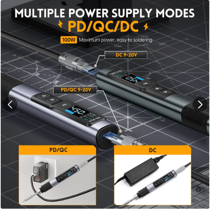 Soldering Iron With Portable Soldering Toolbox From FNIRSI