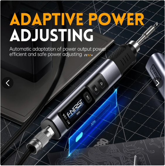 Soldering Iron With Portable Soldering Toolbox From FNIRSI