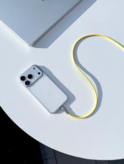 240W USB-C Cable - Baby Blue Lifestyle View