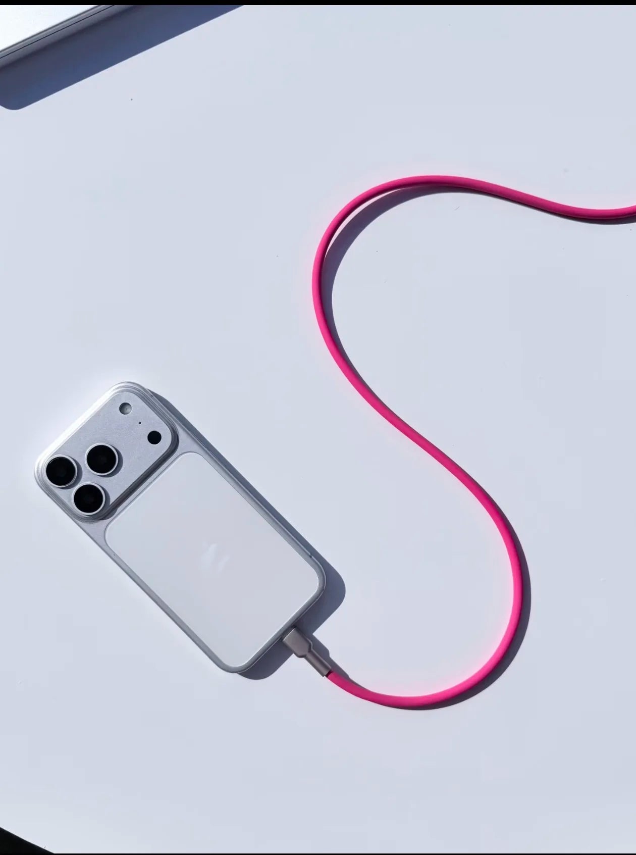 240W USB-C Cable - Lilac Purple Lifestyle View