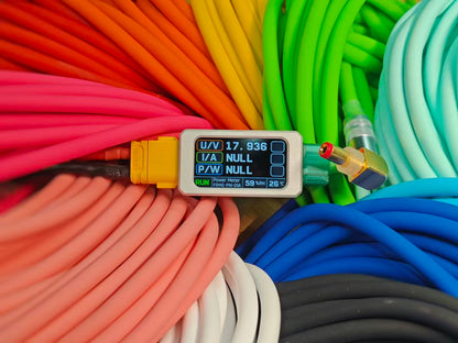 FPV Goggle Smart Power Cable – Custom Color Series Handcrafted